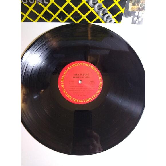 Men At Work Business As Usual Vinyl 12" LP Record Album 1982 Who Can It Be Now? - Picture 2 of 4